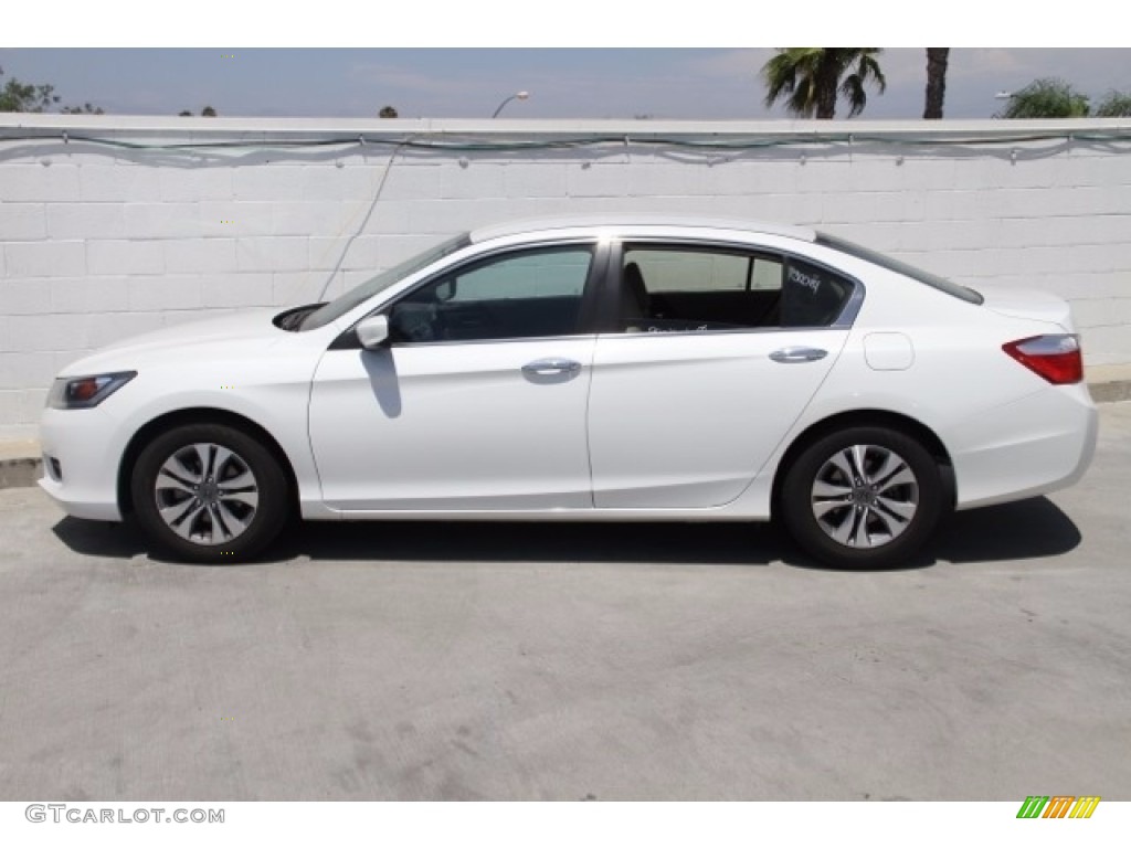 2014 Accord LX Sedan - White Orchid Pearl / Ivory photo #8