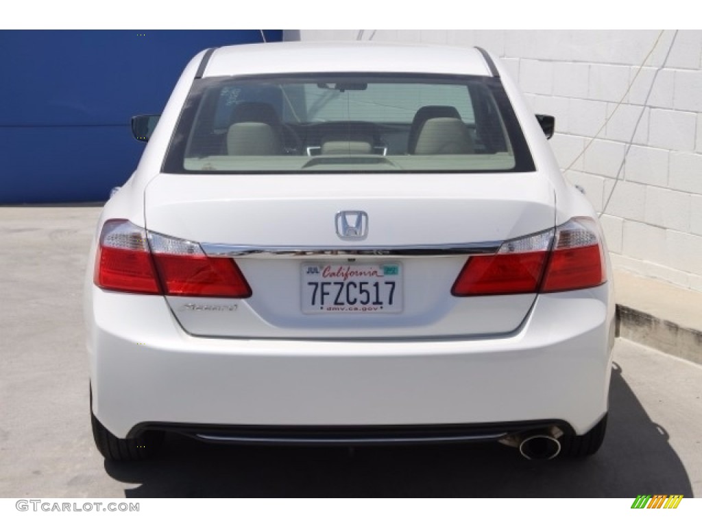 2014 Accord LX Sedan - White Orchid Pearl / Ivory photo #9