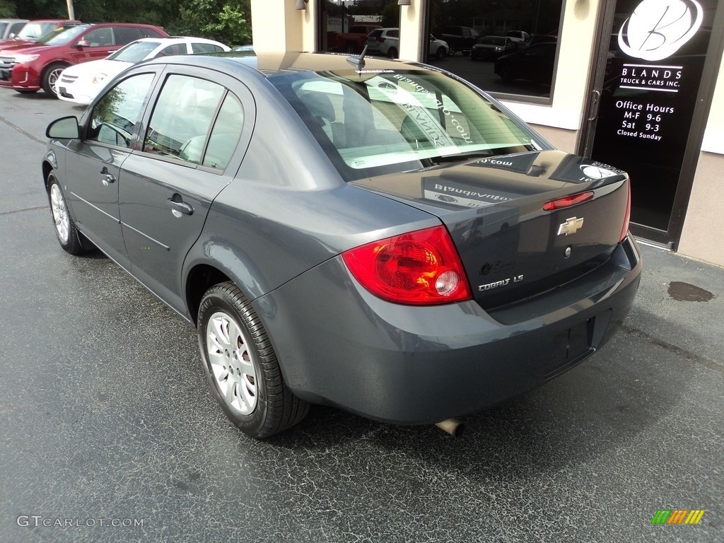 2009 Cobalt LS Sedan - Slate Metallic / Gray photo #3