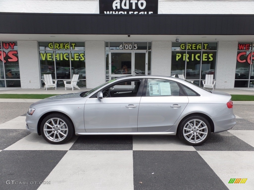 2016 A4 2.0T Premium - Florett Silver Metallic / Black photo #1