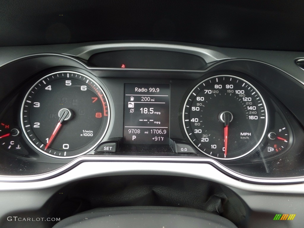 2016 A4 2.0T Premium - Florett Silver Metallic / Black photo #16