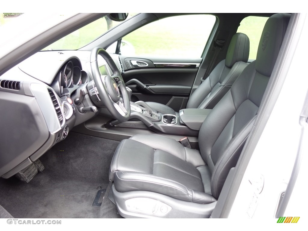 2017 Porsche Cayenne Platinum Edition Front Seat Photo #121649703