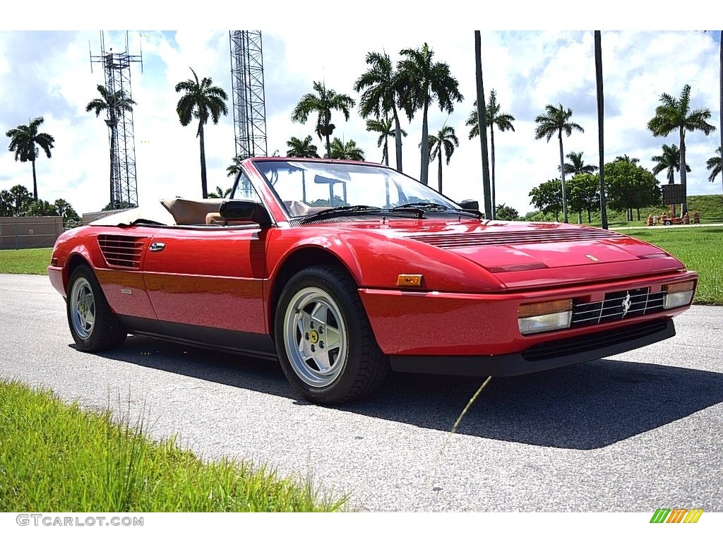 Rosso Corsa 1987 Ferrari Mondial Cabriolet Exterior Photo #121653237