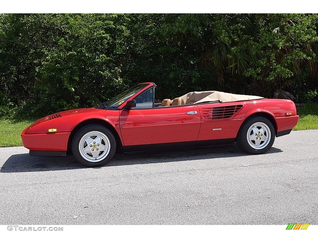 Rosso Corsa 1987 Ferrari Mondial Cabriolet Exterior Photo #121653321