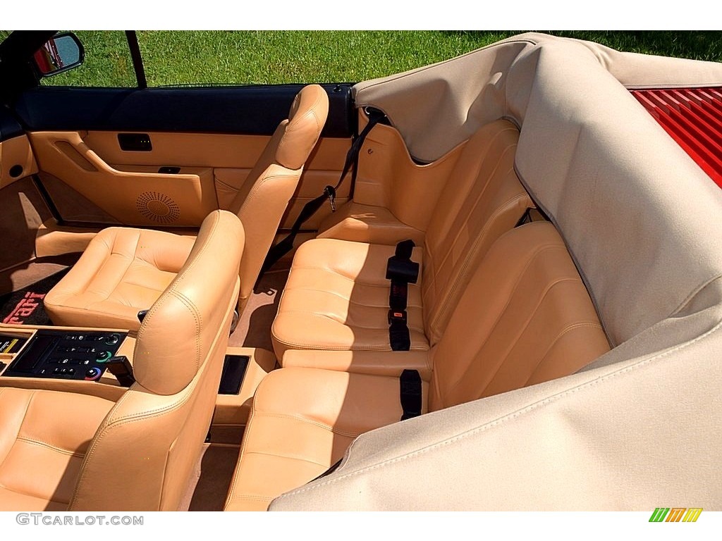 Tan Interior 1987 Ferrari Mondial Cabriolet Photo #121654098