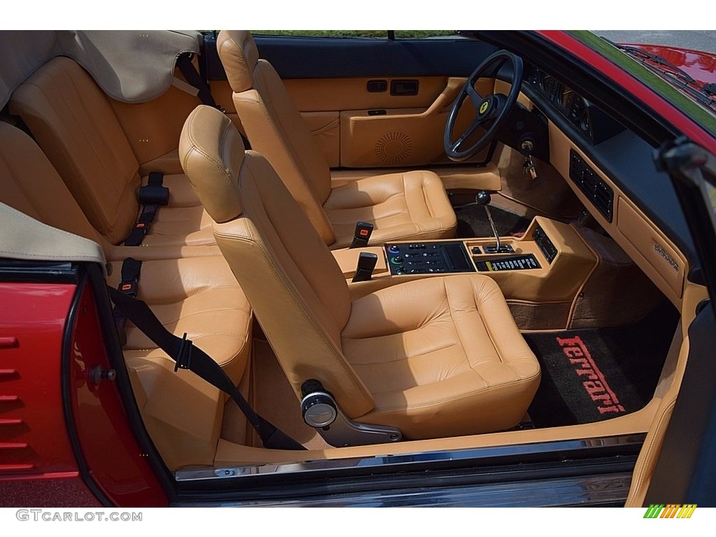 Tan Interior 1987 Ferrari Mondial Cabriolet Photo #121654530