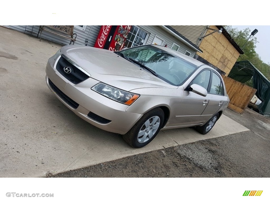 2007 Sonata GLS - Golden Beige / Beige photo #1