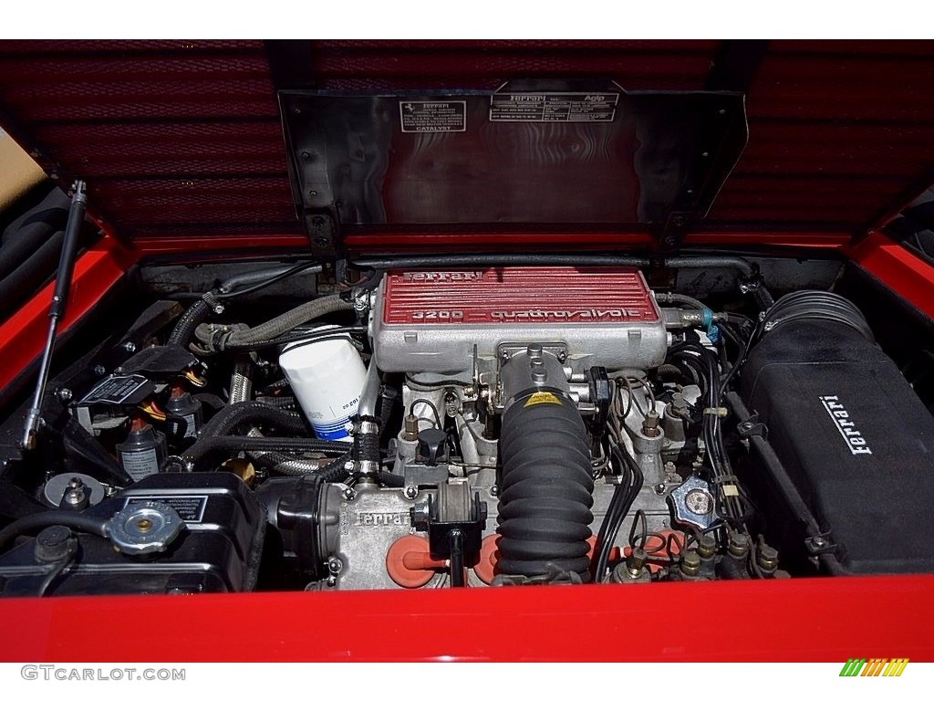 1987 Ferrari Mondial Cabriolet 3.2 Liter DOHC 32-Valve V8 Engine Photo #121655175