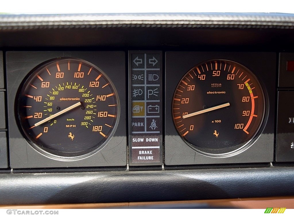 1987 Ferrari Mondial Cabriolet Gauges Photo #121655352