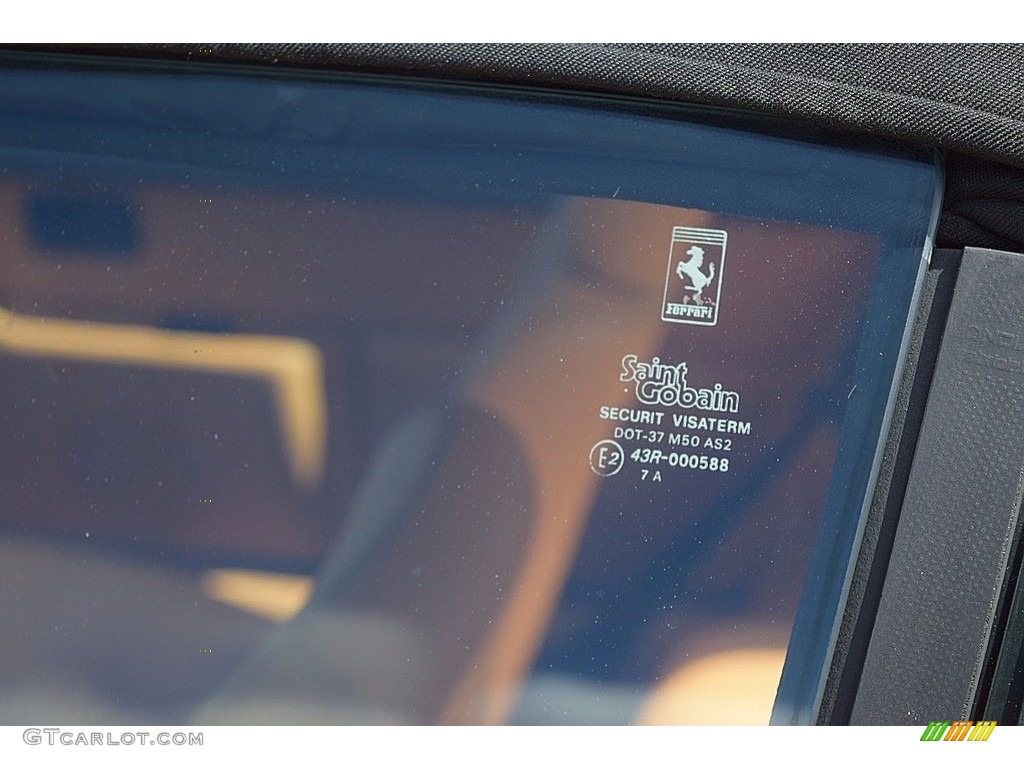 1987 Ferrari Mondial Cabriolet Info Tag Photo #121655498