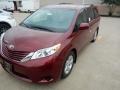 Salsa Red Pearl 2017 Toyota Sienna LE