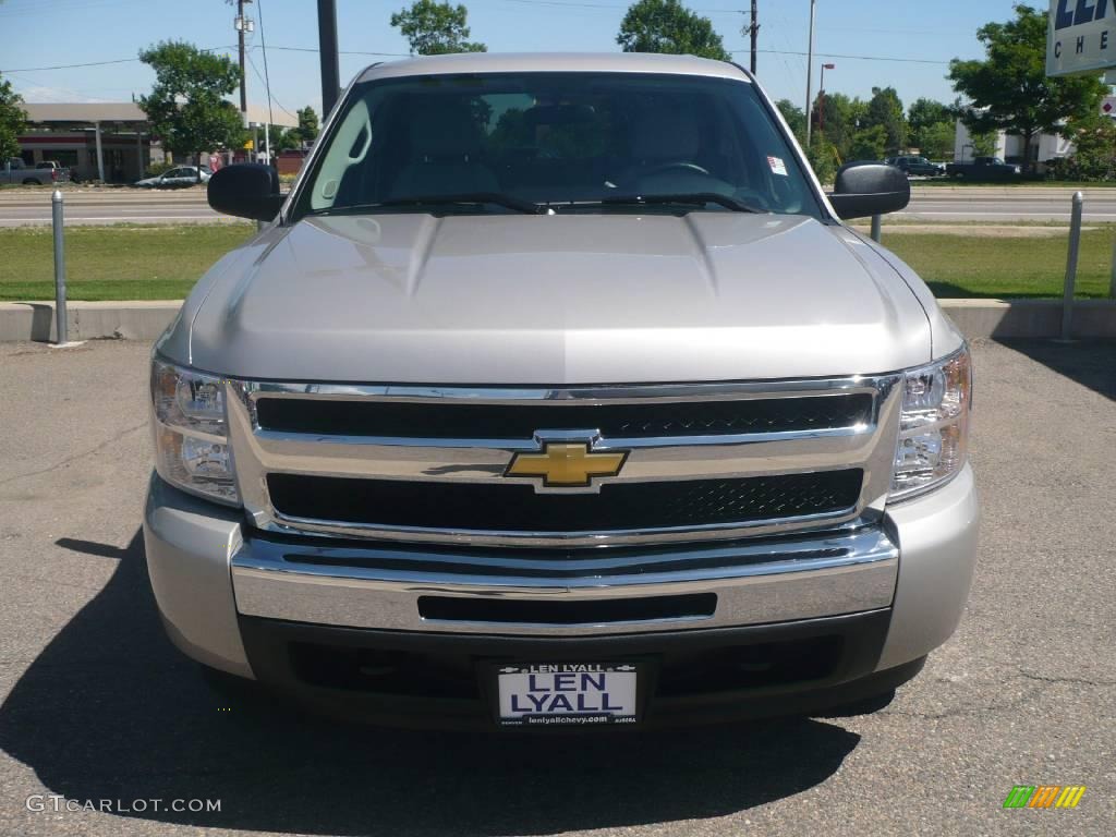 2009 Silverado 1500 LT Crew Cab 4x4 - Silver Birch Metallic / Light Titanium photo #2