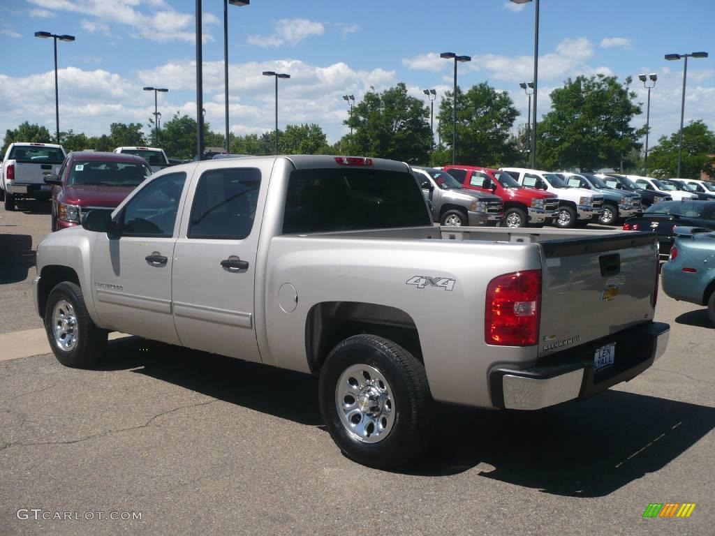 2009 Silverado 1500 LT Crew Cab 4x4 - Silver Birch Metallic / Light Titanium photo #4