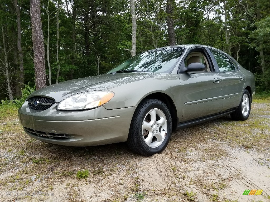 2001 Taurus SES - Spruce Green Metallic / Medium Parchment photo #1