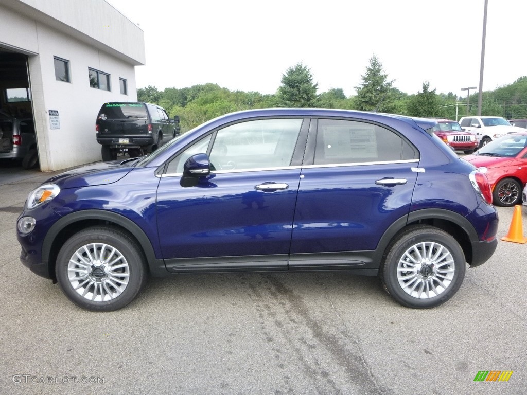 Blu Venezia (Blue Metallic) 2017 Fiat 500X Lounge AWD Exterior Photo #121657938