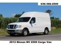 Blizzard White 2012 Nissan NV 2500 HD SV High Roof