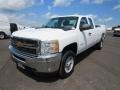 Summit White 2012 Chevrolet Silverado 2500HD Work Truck Extended Cab 4x4