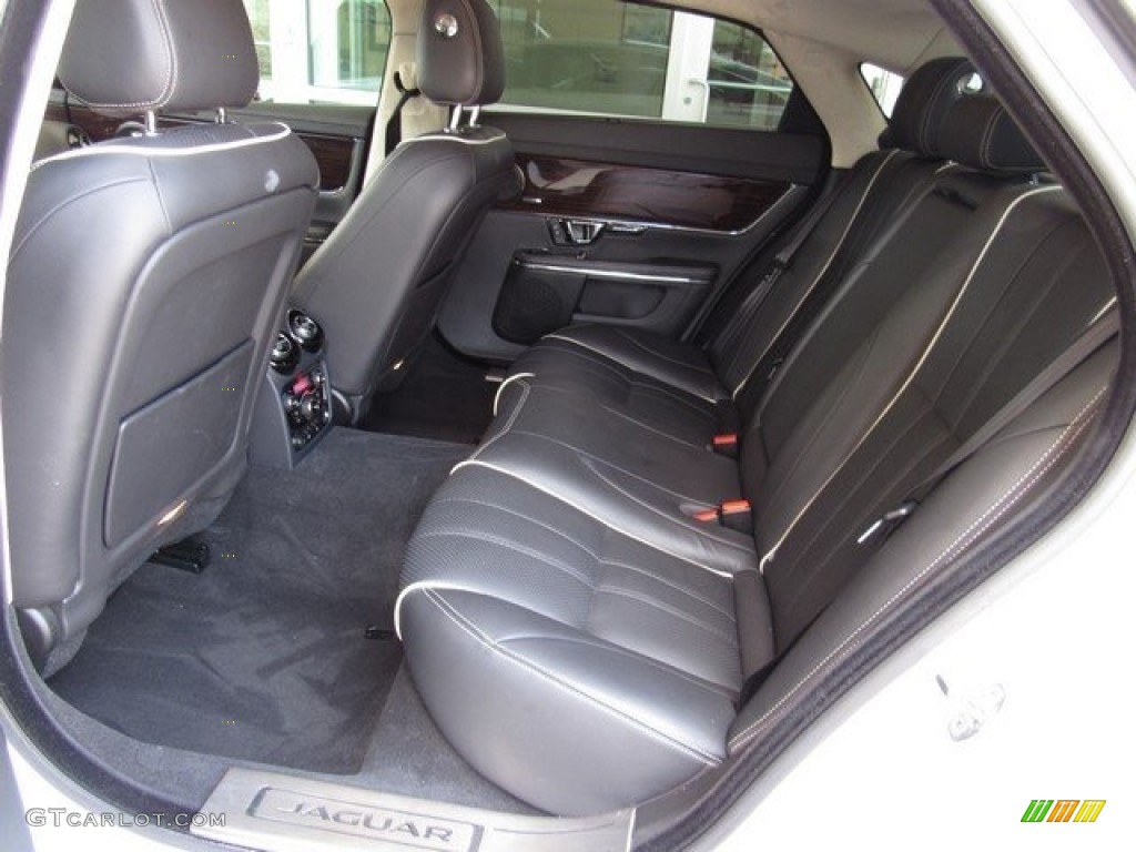 2014 XJ XJL Portfolio - Polaris White / Jet photo #5