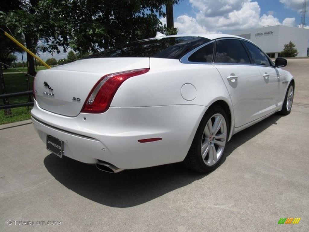 2014 XJ XJL Portfolio - Polaris White / Jet photo #7