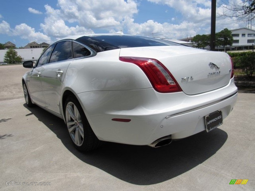 2014 XJ XJL Portfolio - Polaris White / Jet photo #9