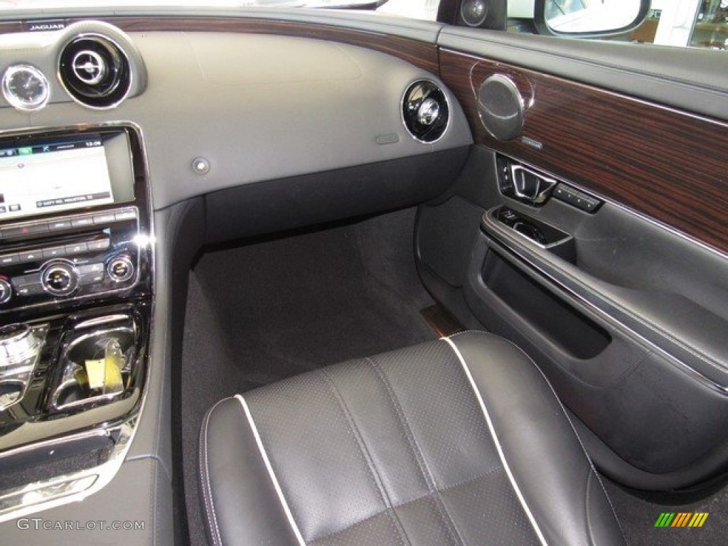 2014 XJ XJL Portfolio - Polaris White / Jet photo #14