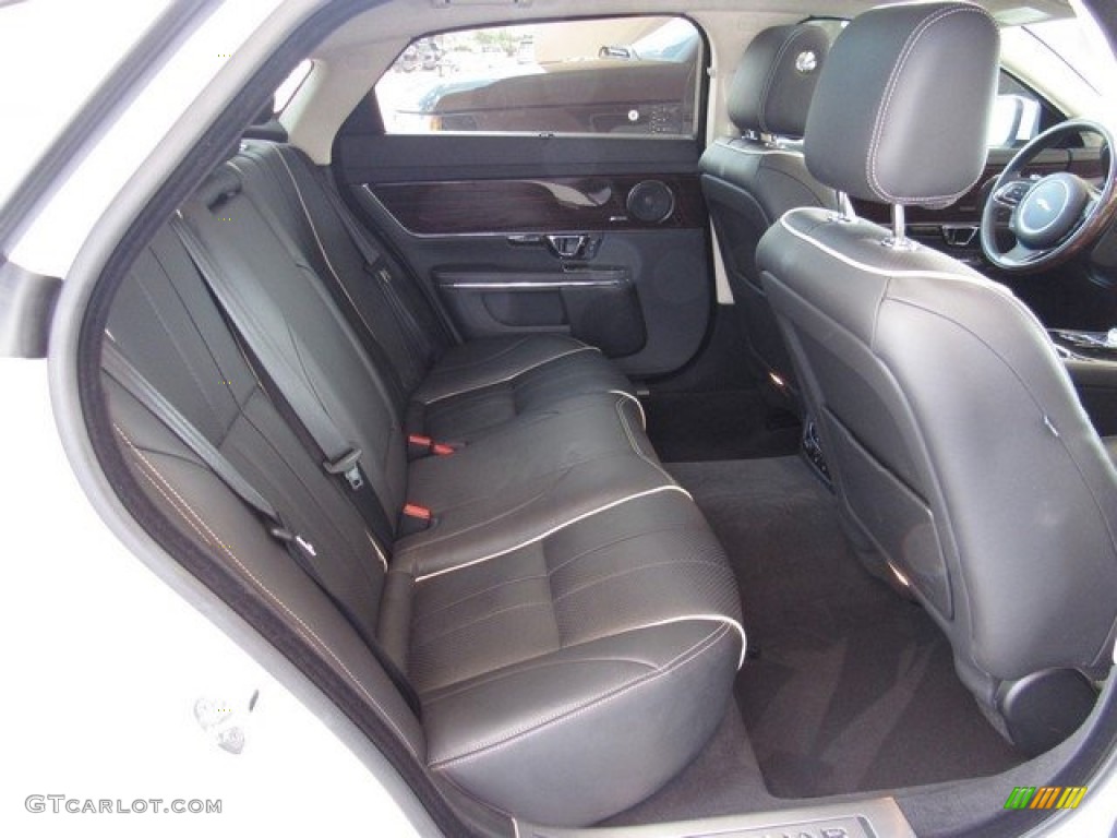 2014 XJ XJL Portfolio - Polaris White / Jet photo #18