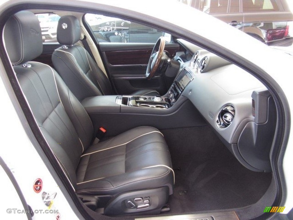 2014 XJ XJL Portfolio - Polaris White / Jet photo #19