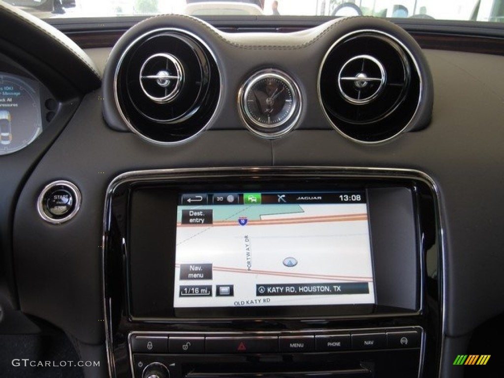 2014 XJ XJL Portfolio - Polaris White / Jet photo #32