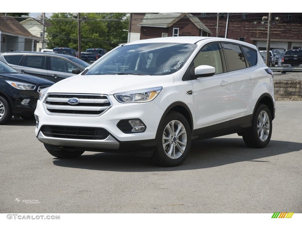 2017 Escape SE 4WD - Oxford White / Charcoal Black photo #1