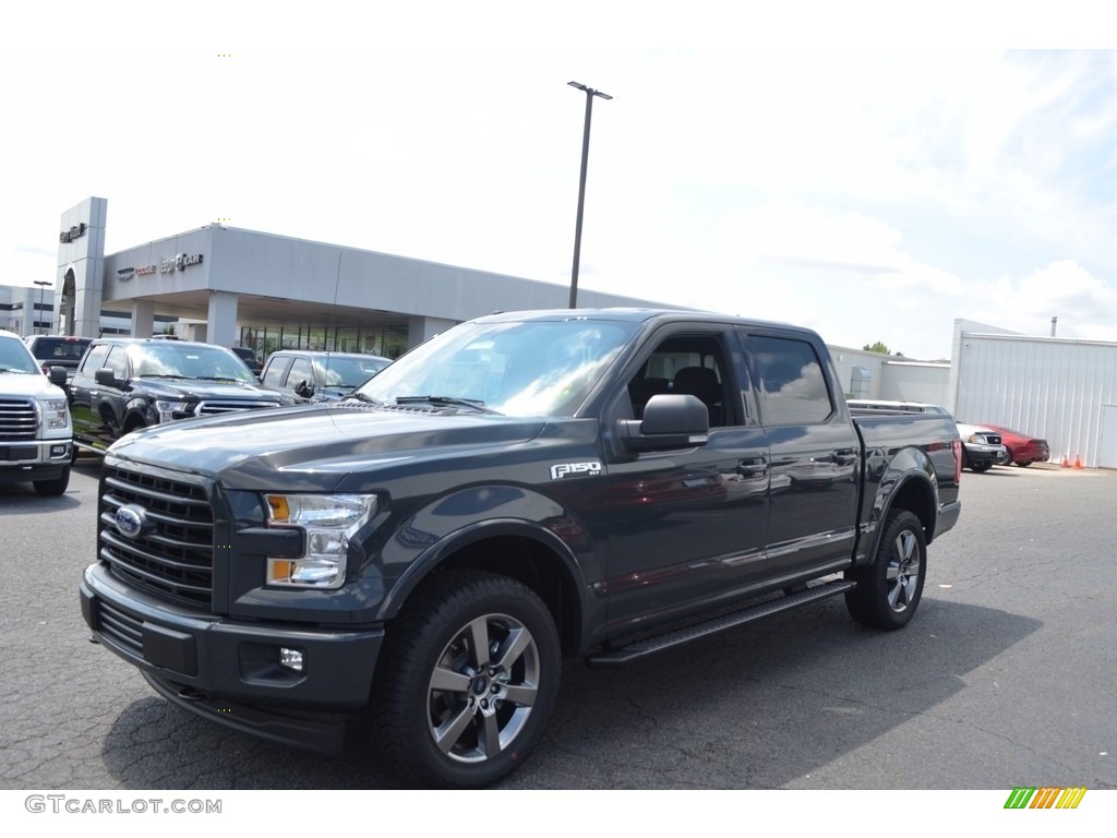 2017 F150 XLT SuperCrew 4x4 - Lithium Gray / Black photo #3