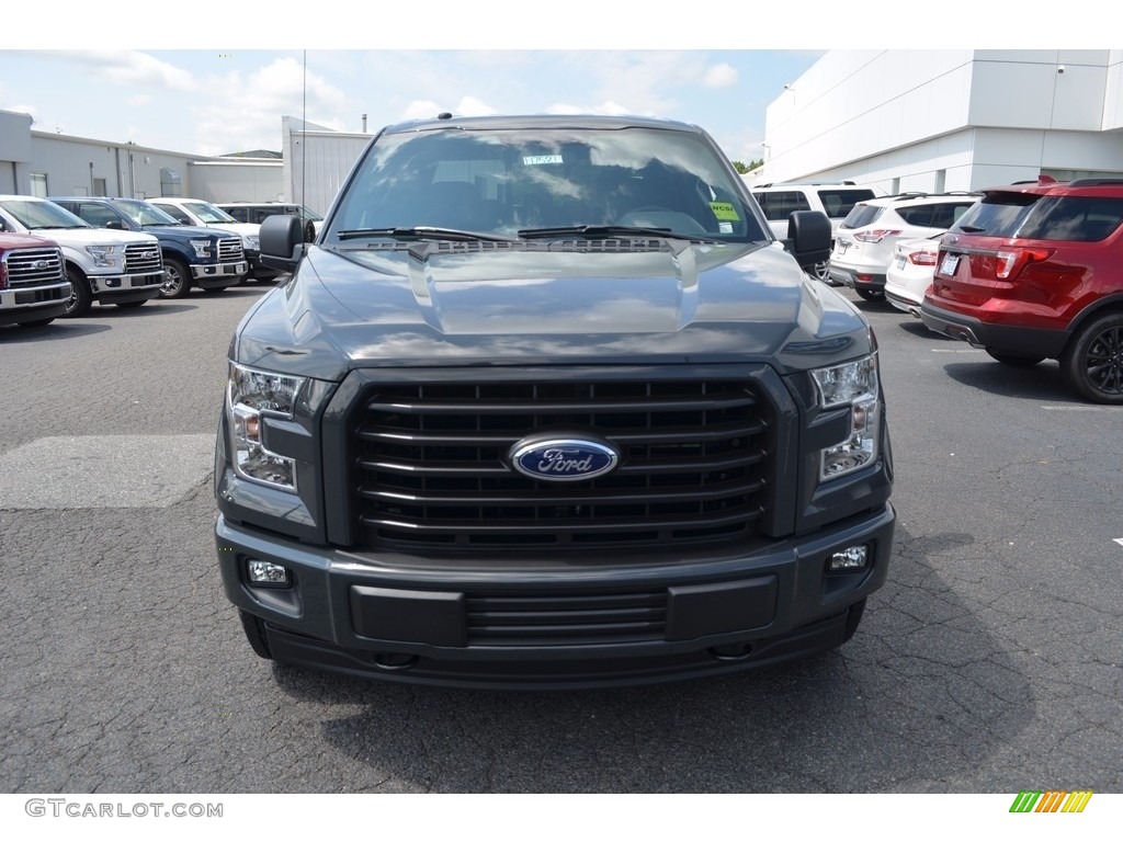 2017 F150 XLT SuperCrew 4x4 - Lithium Gray / Black photo #4