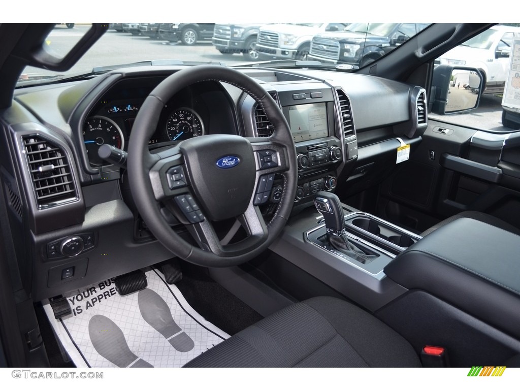 2017 F150 XLT SuperCrew 4x4 - Lithium Gray / Black photo #9