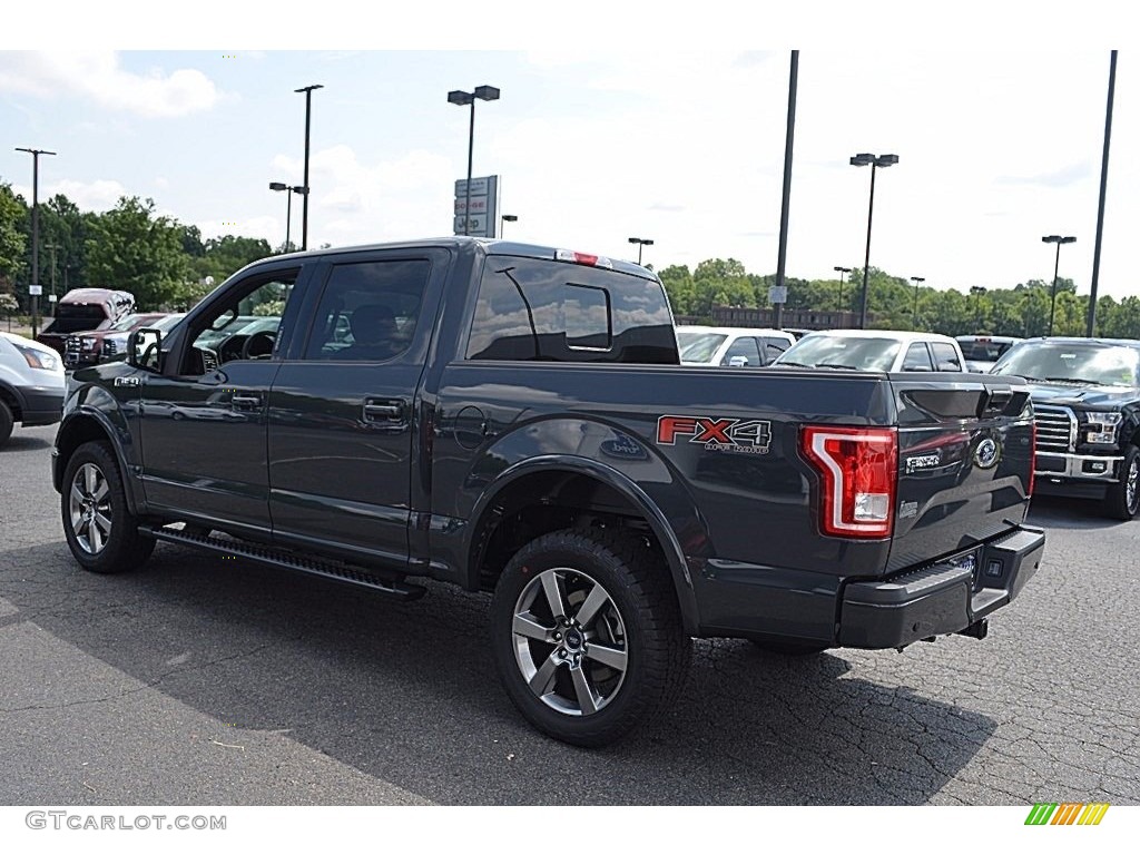 2017 F150 XLT SuperCrew 4x4 - Lithium Gray / Black photo #24