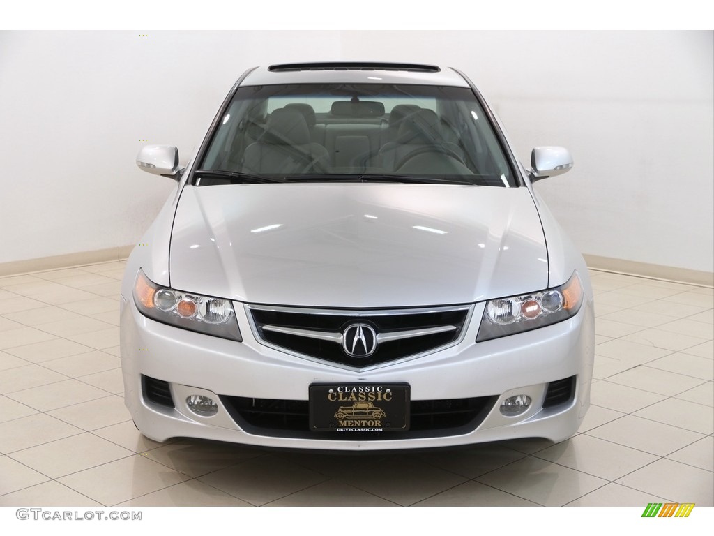 2007 TSX Sedan - Alabaster Silver Metallic / Quartz photo #2