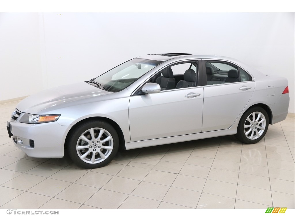 2007 TSX Sedan - Alabaster Silver Metallic / Quartz photo #3