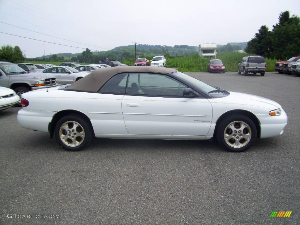 1998 Sebring JXi Convertible - Bright White / Black/Tan photo #6