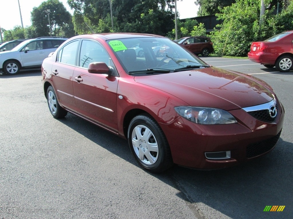 2009 MAZDA3 i Touring Sedan - Copper Red Mica / Black photo #4