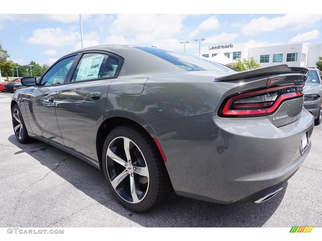 2017 Charger SXT - Destroyer Grey / Black photo #2