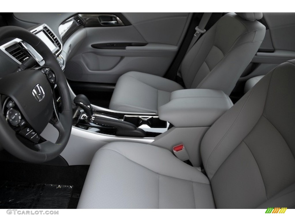 2017 Accord EX-L Sedan - Modern Steel Metallic / Gray photo #9