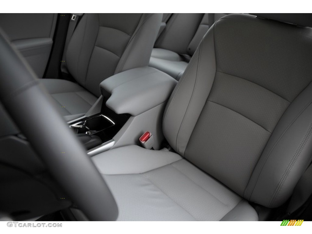 2017 Accord EX-L Sedan - Modern Steel Metallic / Gray photo #11