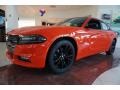 2017 Go Mango Dodge Charger SXT  photo #1