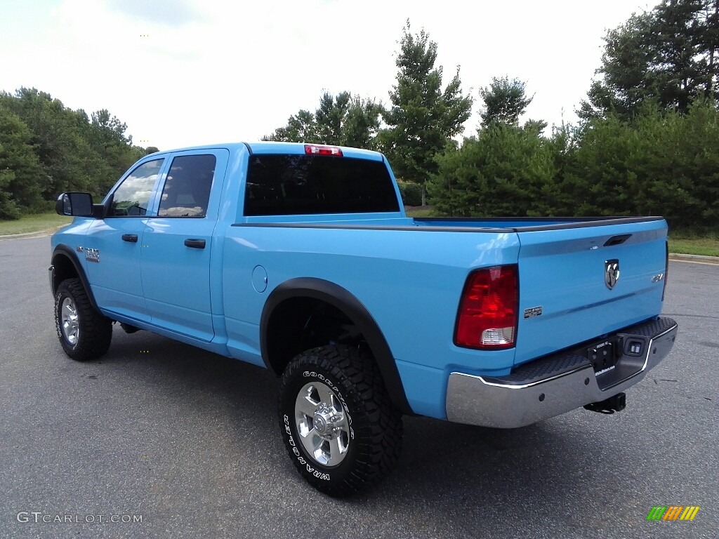 2017 2500 Tradesman Crew Cab 4x4 - Robin Egg Blue / Black/Diesel Gray photo #8