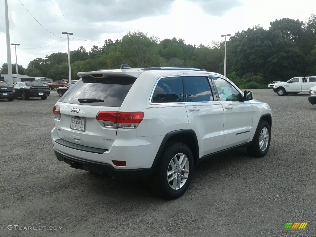 2017 Grand Cherokee Laredo - Bright White / Black photo #5