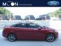 2014 Ruby Red Ford Fusion Titanium AWD  photo #1