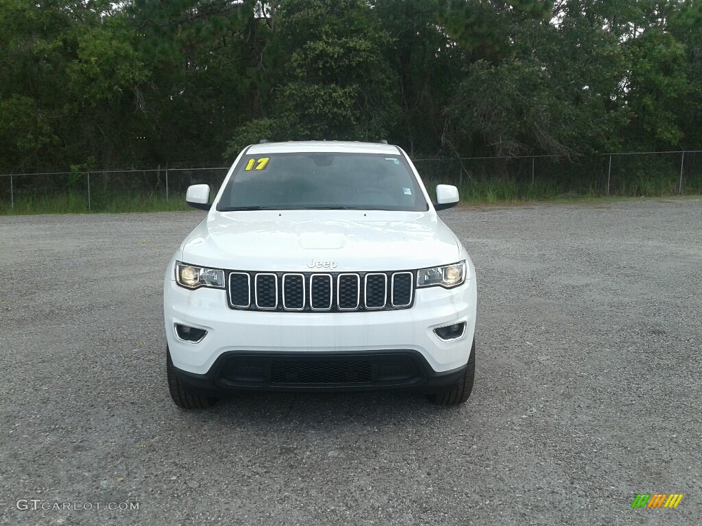 2017 Grand Cherokee Laredo - Bright White / Black photo #8