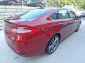 2014 Ruby Red Ford Fusion Titanium AWD  photo #2