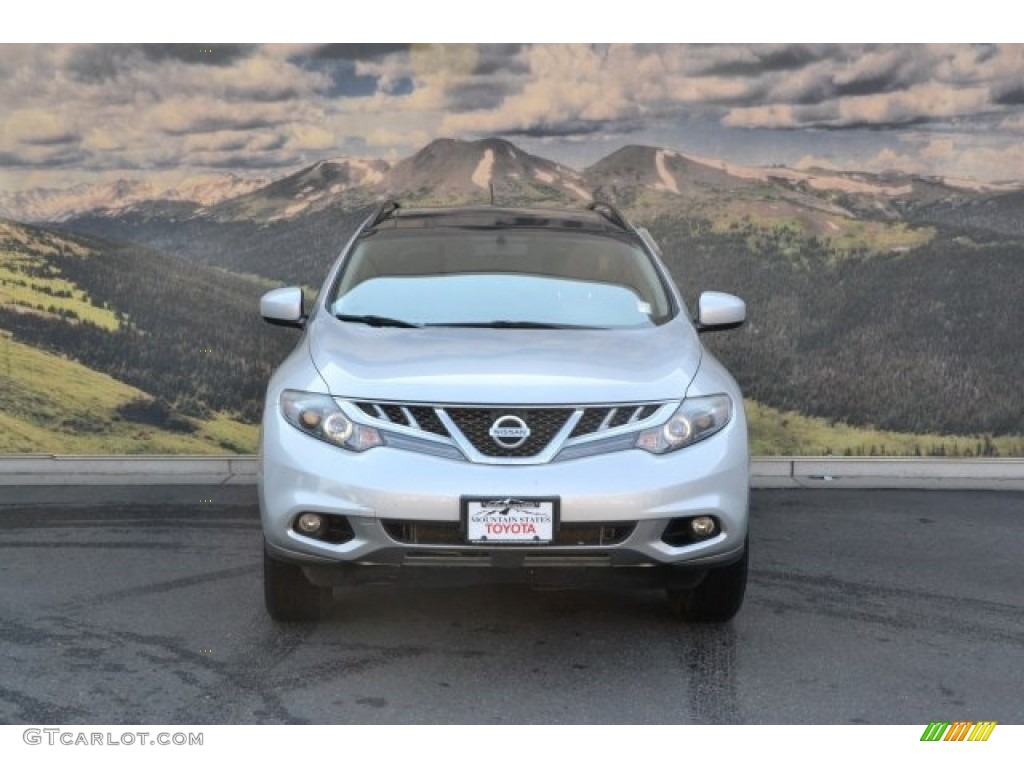 2012 Murano SV AWD - Brilliant Silver / Black photo #3