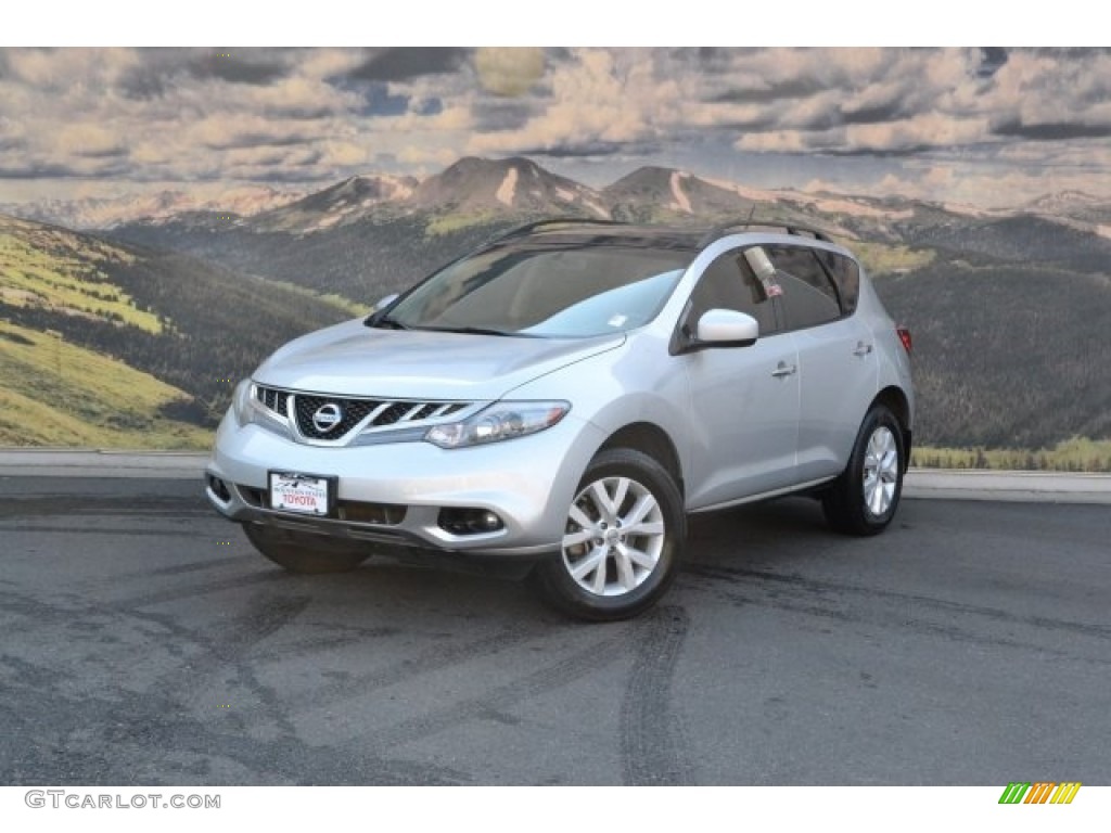 2012 Murano SV AWD - Brilliant Silver / Black photo #4