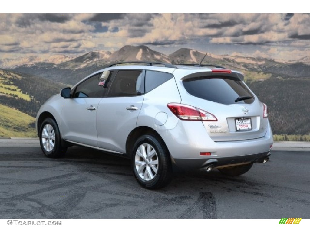 2012 Murano SV AWD - Brilliant Silver / Black photo #7