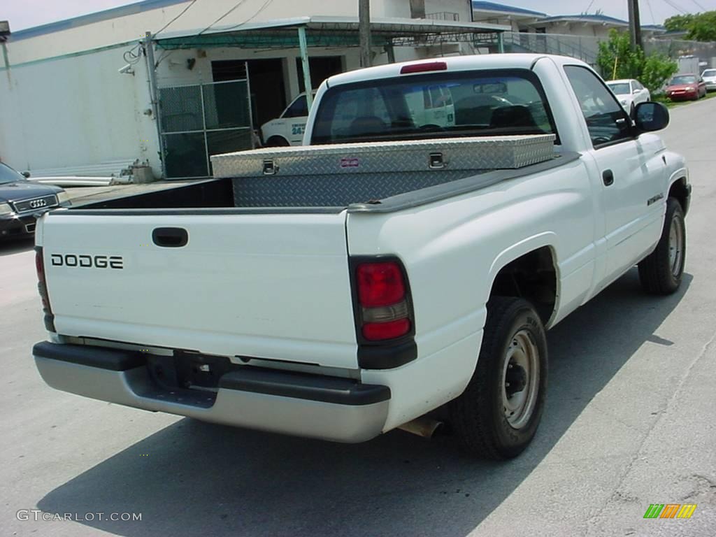 2001 Ram 1500 ST Regular Cab - Bright White / Agate photo #6